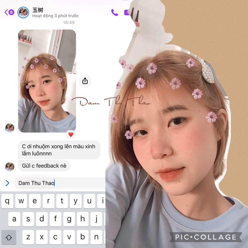 [HCM]( Không tẩy )Thuốc nhuộm tóc màu NÂU BƠ