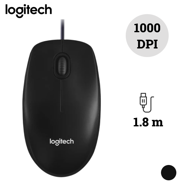 Logitech B100 optical USB mouse