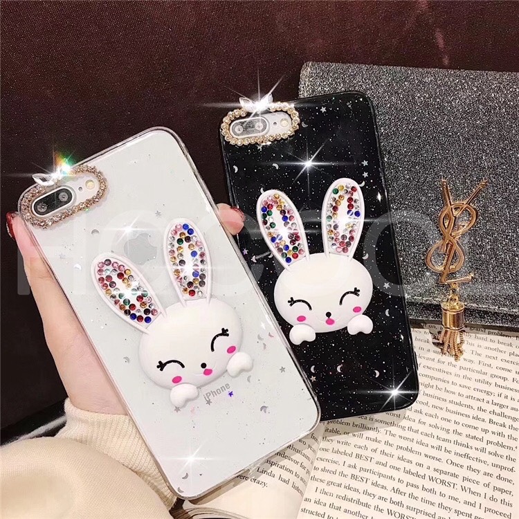 Ốp Lưng Iphone 6, 6s, 6plus, 6s plus, 7 plus, 8 plus Đính Đá Sang Chảnh