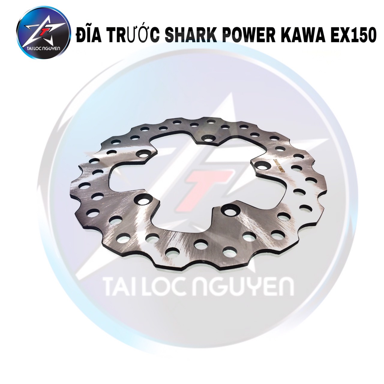 Đĩa thắng trước kiểu shark power kawa exciter 150