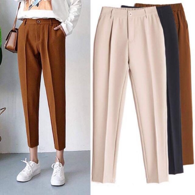 Quần baggy công sở