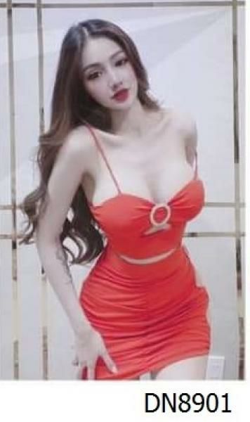 Đầm body khoét hông hở eo sexy