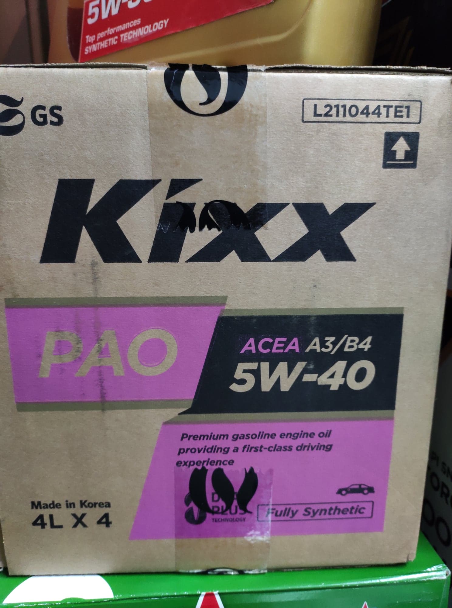 NHỚT KIXX PAO ACEC A3/B4- 5W40- 4L