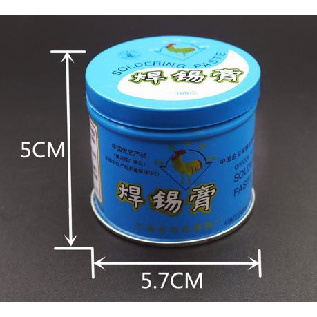 [HCM]Mỡ hàn thiếc 100g hiệu con gà vàng