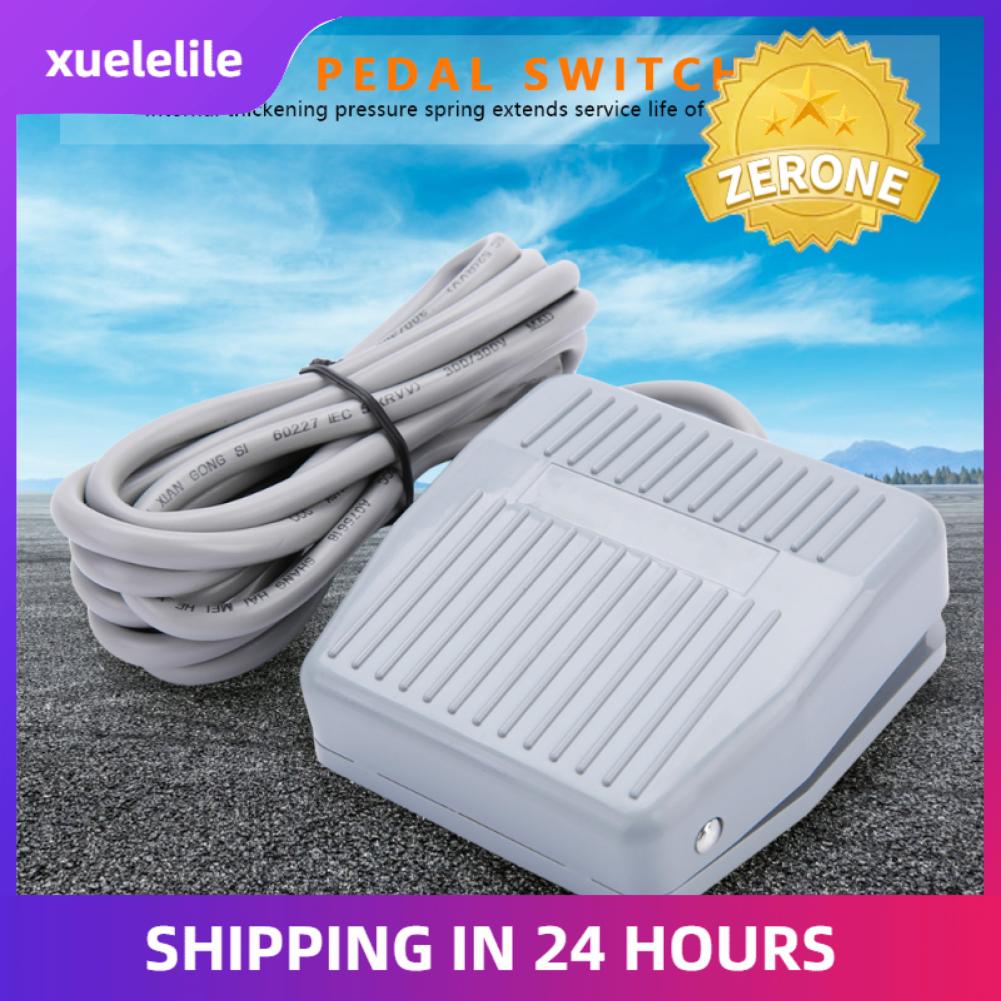 Foot Pedal Switch TFS-201 Foot Switch Electric Momentary Pedal Switch AC 250V 10A 1NO 1NC