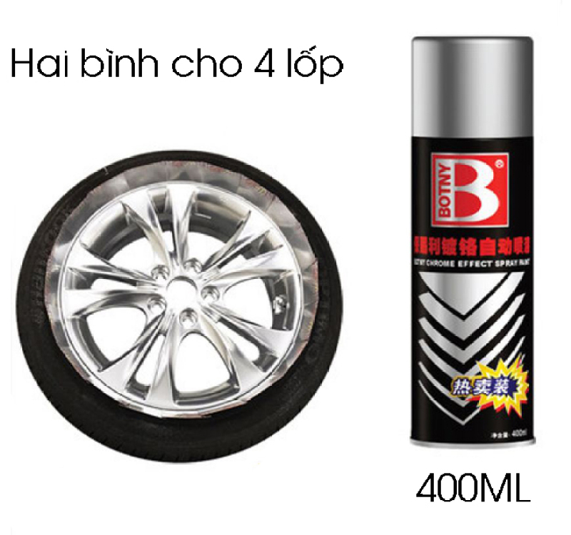 Sơn xịt màu Crom bình 400ml