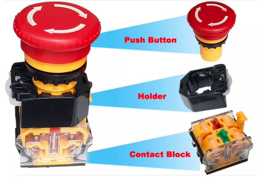 Nút dừng khẩn cấp - emergency stop la38