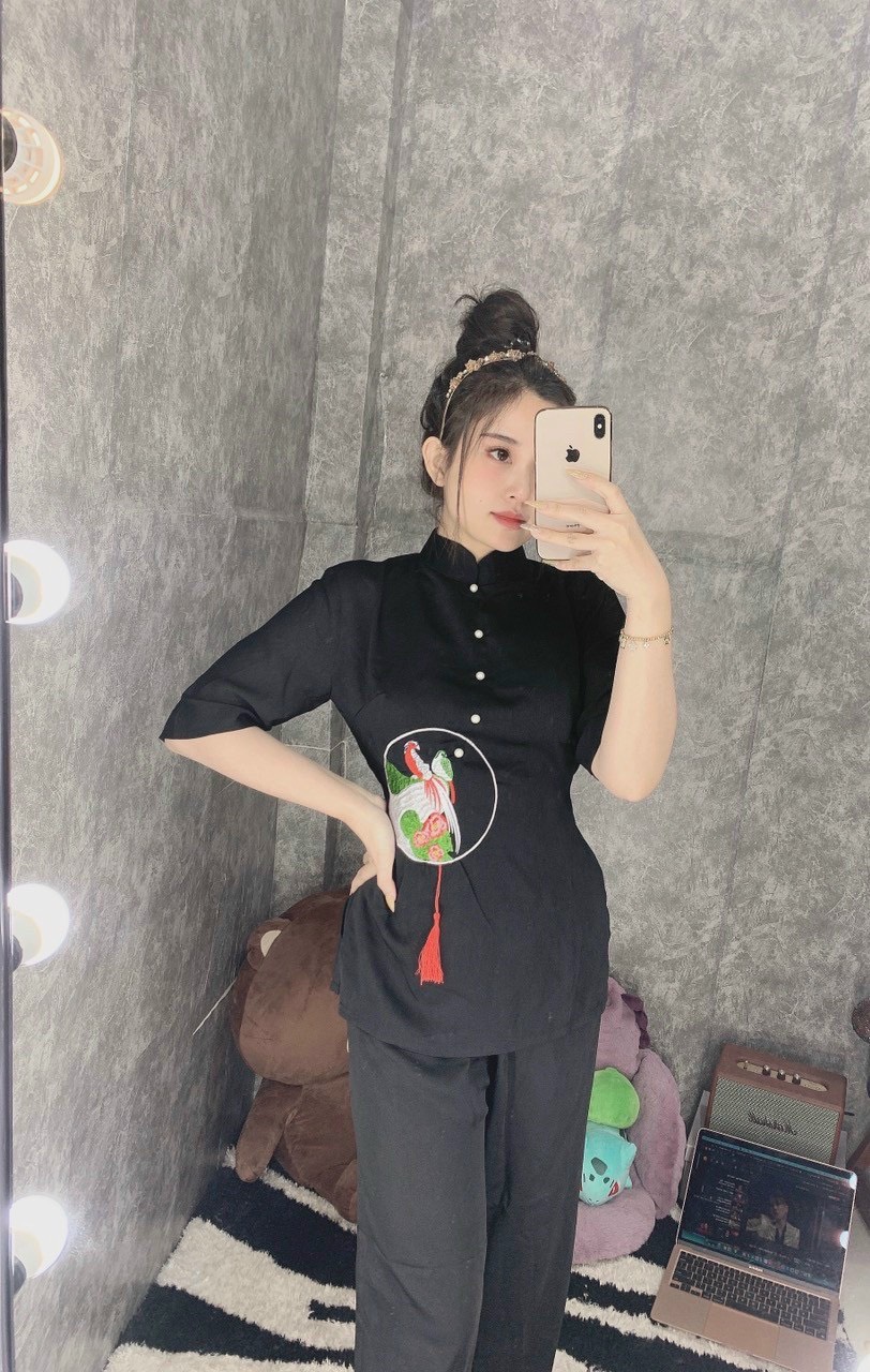 Đồ lam đi chùa #mẫu ngọc bội# quần áo nữ