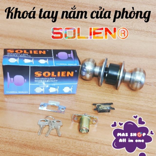 Ổ khoá tay nắm cửa phòng SOLIEN chất lương cao