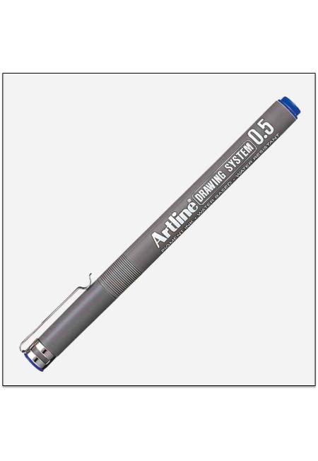 Bút vẽ kỹ thuật ek-235bl xanh