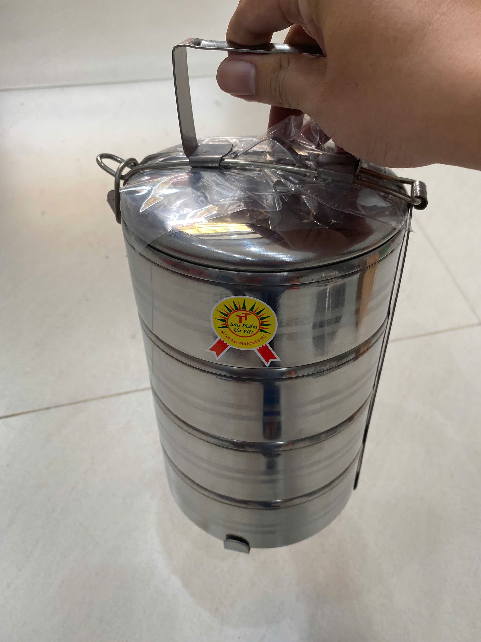 [HCM]Cà Mên Inox Tiến Thành 2-3-4 ngăn Size 14cm