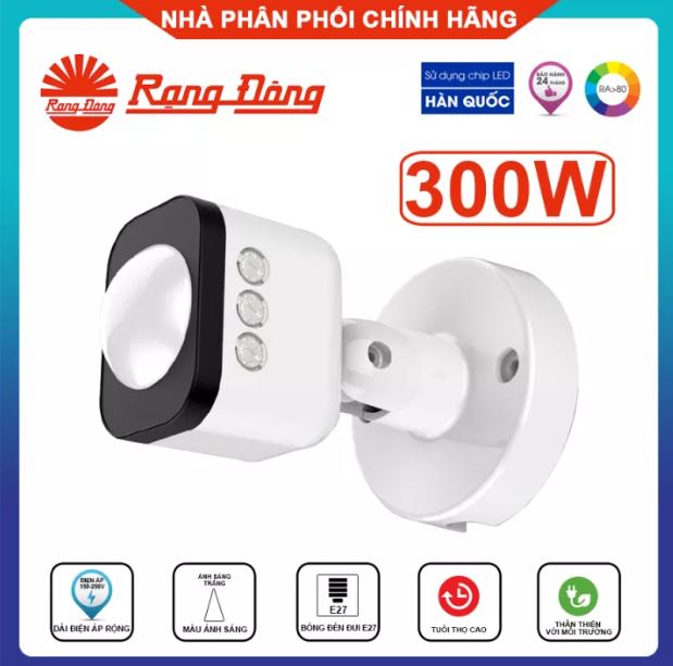 Công tắc thông minh rạng đông ct01.pir 300w - cảm biến hồng ngoại ánh sáng chuyển động - xoay 360 độ