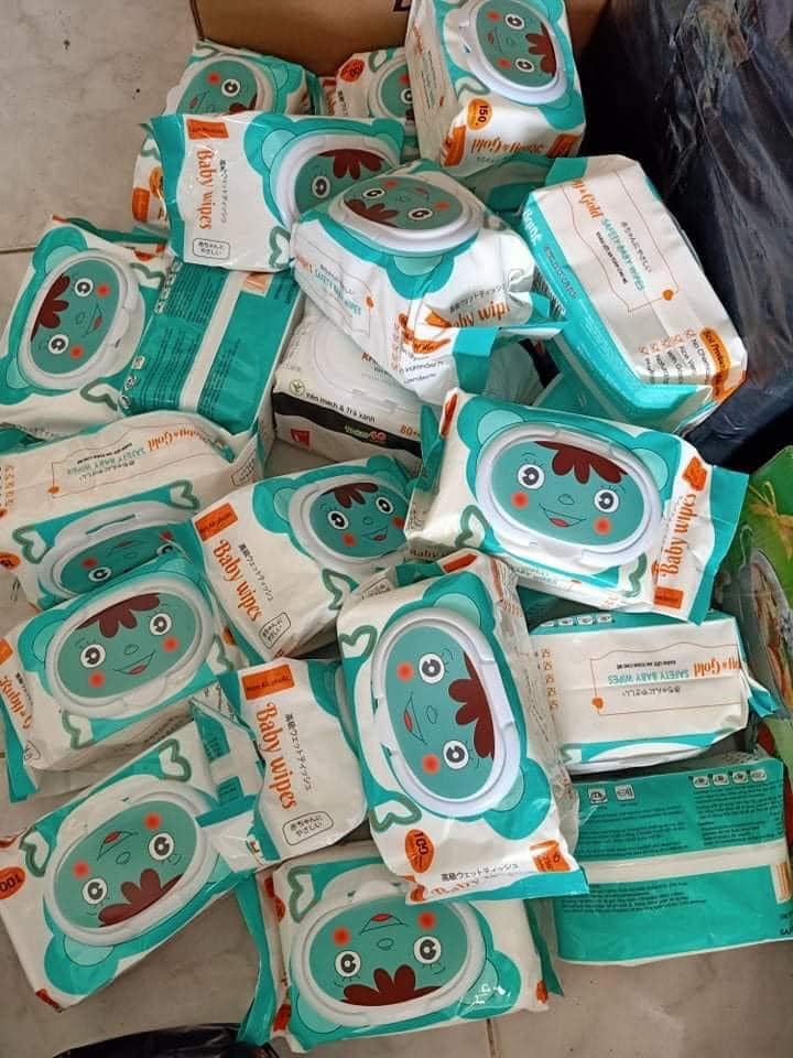 [HCM]Combo 10 bịch khăn ướt Baby wipes 100 tờ