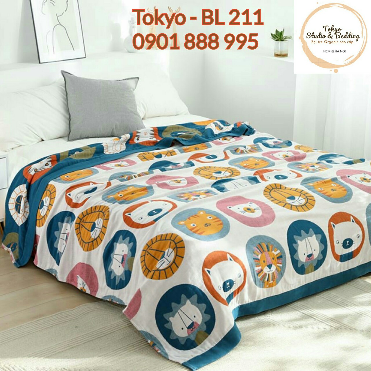 (1)TH Chăn Xô Organic Cotton Dòng Cao Cấp