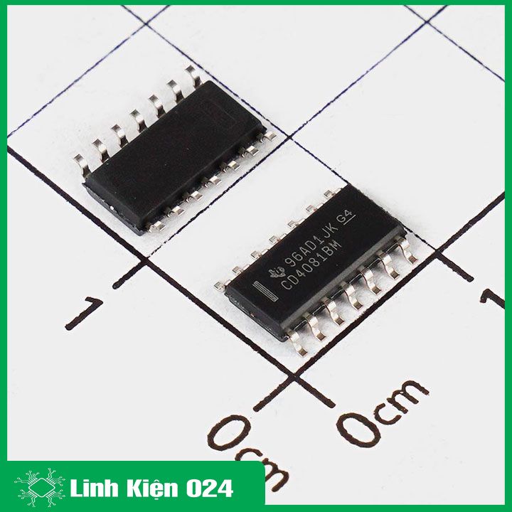 IC CD4081 SOP14/DIP14 CMOS có bốn cổng AND