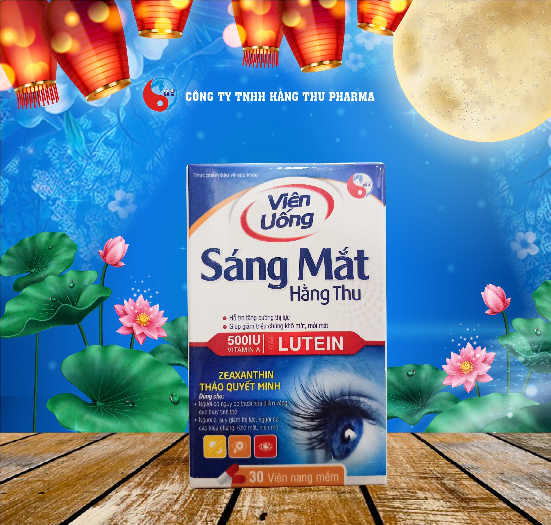 Sản phẩm Viên Uống Sáng Mắt  Hằng Thu Pharma