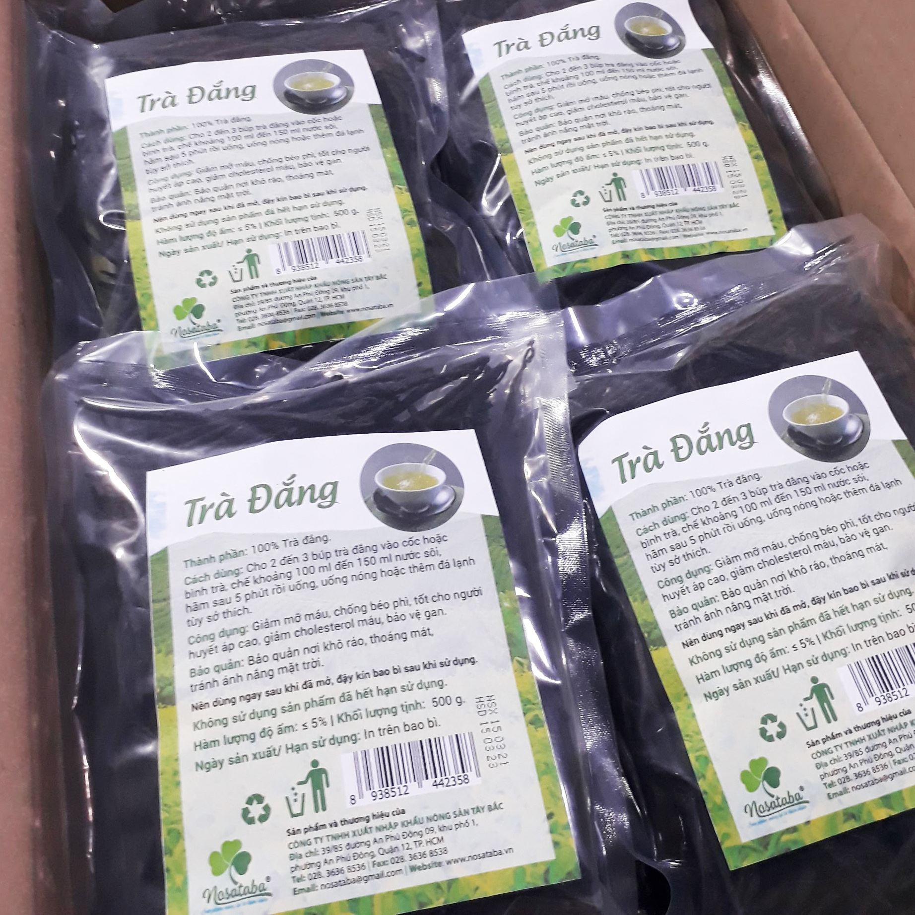 Trà đắng chất lượng cao - 2 gói (100g/gói)