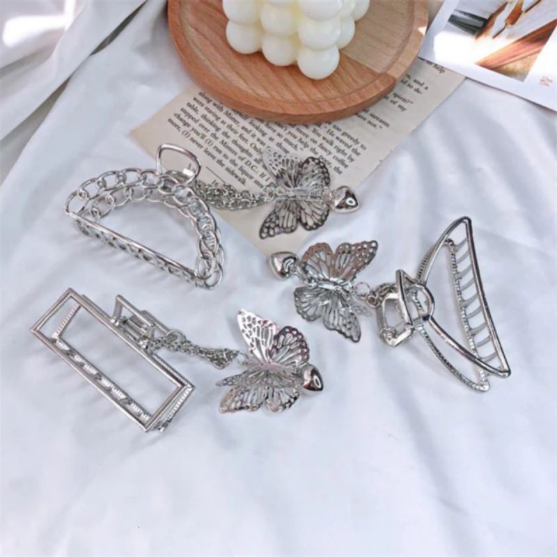 [HCM]Kẹp Tóc Hàn Quốc Có Dây Hot Trend