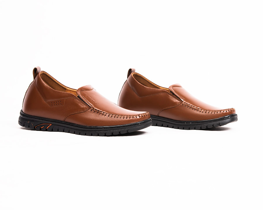[ 5CM ] Giày Tăng Chiều Cao Nam T&TRA S1064 Nâu Bò