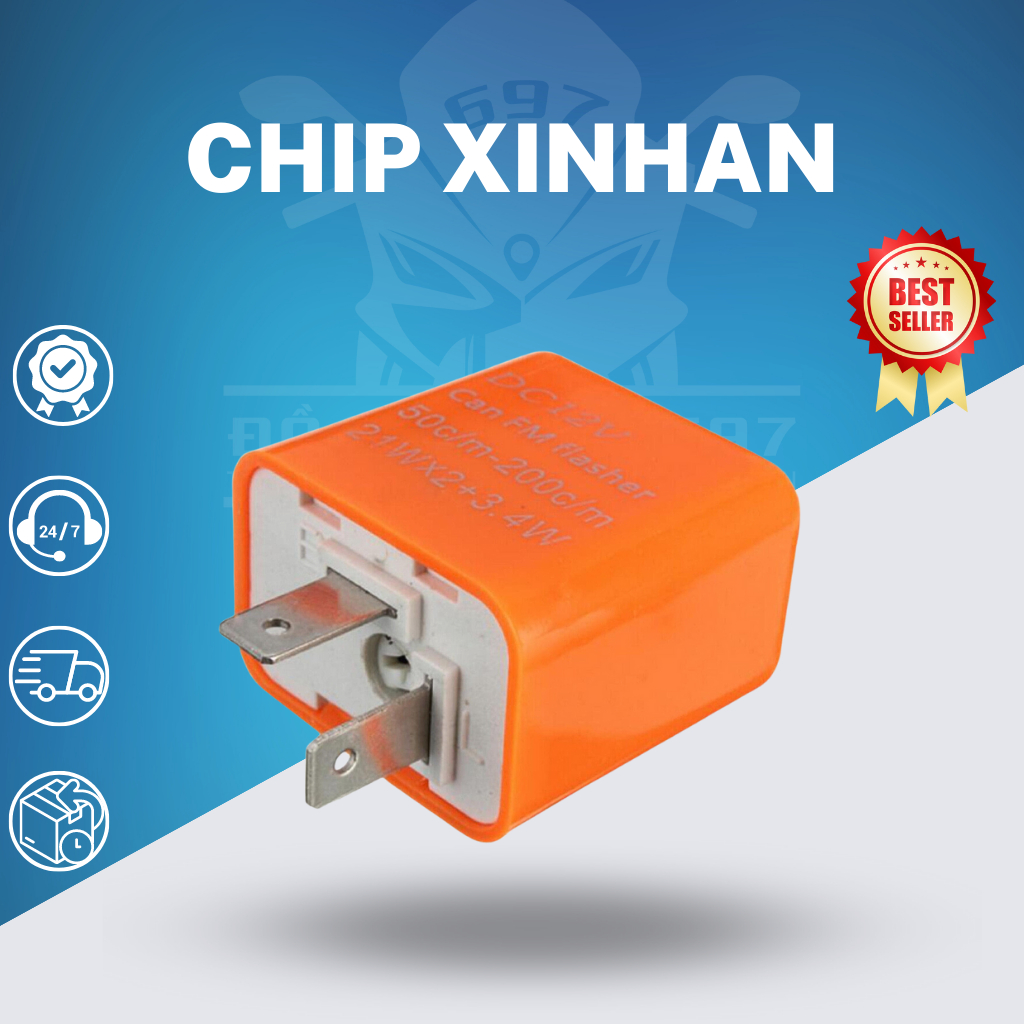 Cục chớp xinhan, chớp điện tử tăng chỉnh nhanh chậm cho xinhan xe máy. Lắp như zin