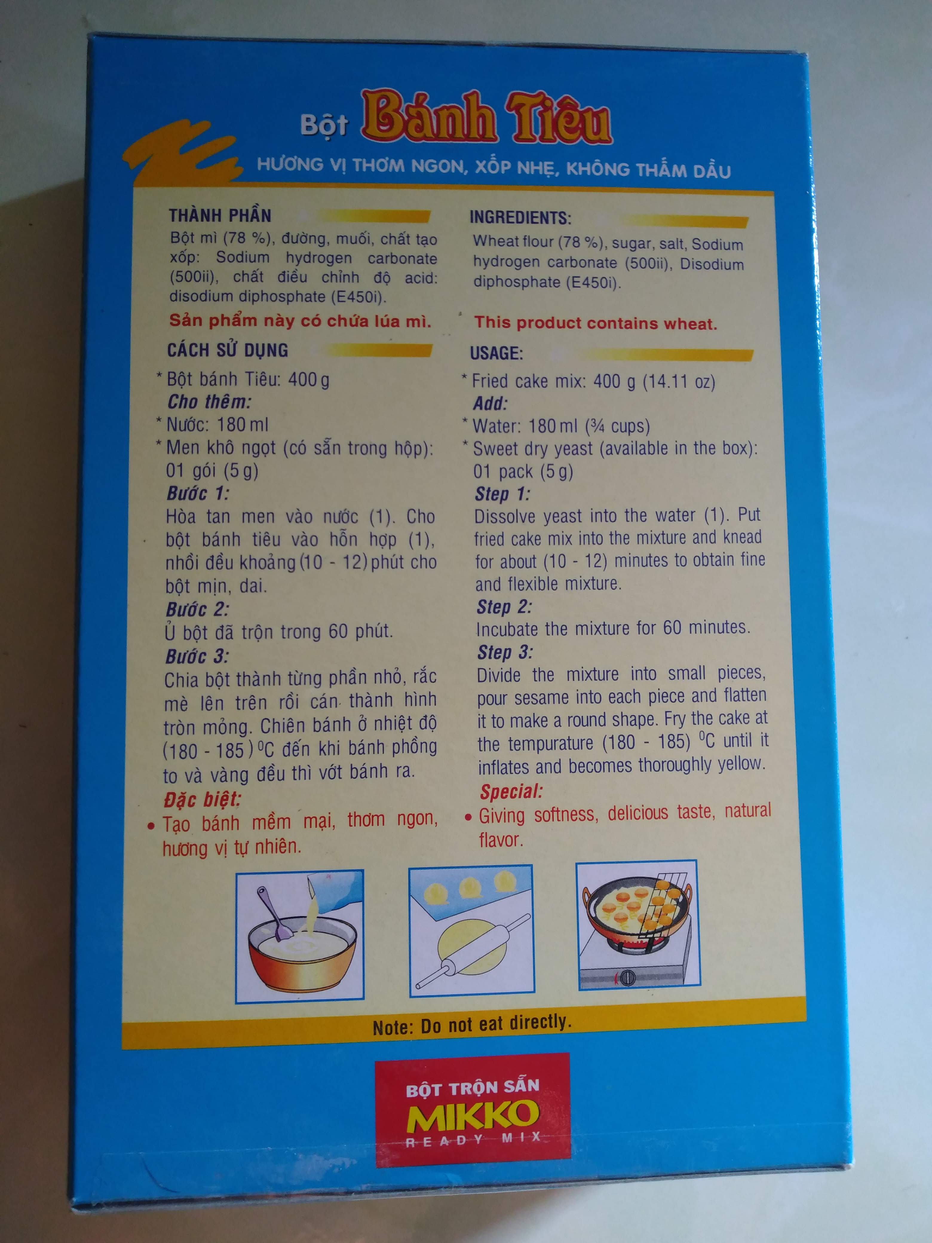 Bột bánh tiêu Mikko hương xưa 400g