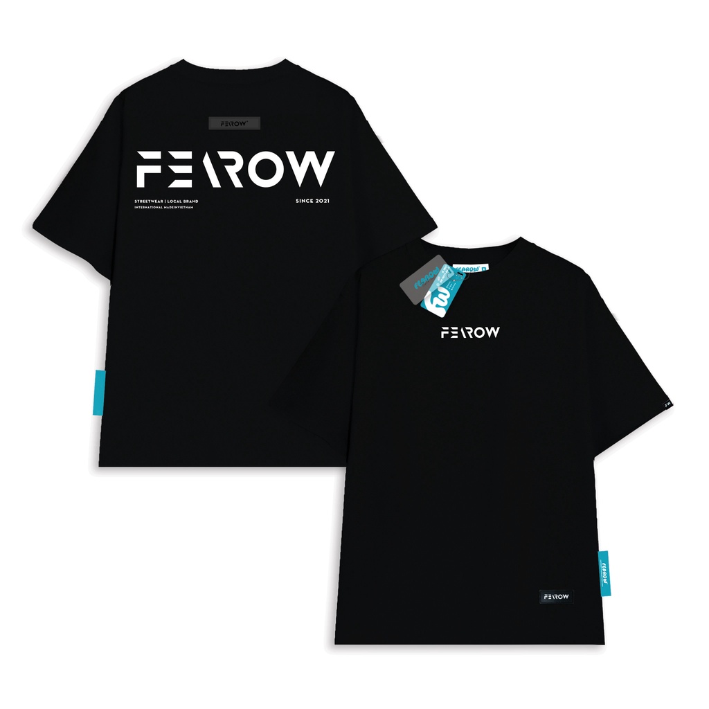đùi [Mã FAMARAL2 giảm 10K đơn 50K] Áo SIGNATURE TEE - BLACK - FW101 BLK