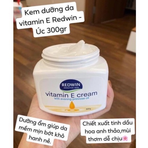 Kem Dưỡng Ẩm Đa Năng Redwin Vitamin E Cream - 300g