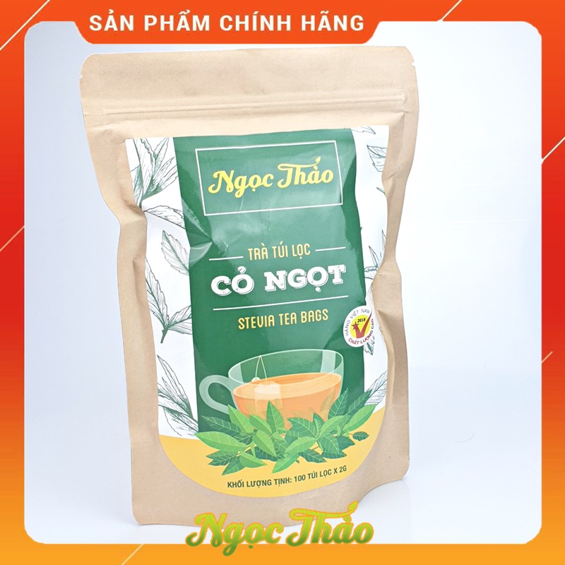 Gói Trà Cỏ Ngọt Ngọc Thảo 100 Túi Lọc