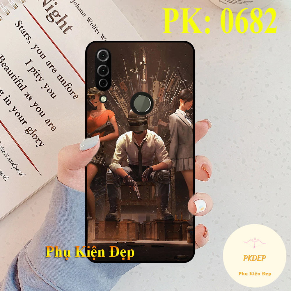 [HCM]Ốp lưng Vsmart Joy 3 dẻo đen in hình Game PUBG Mobile