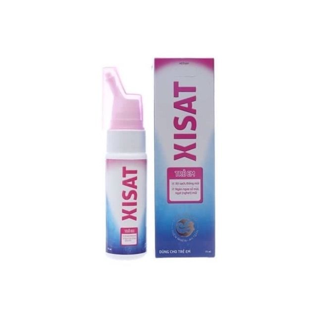 [HCM]XỊT MŨI XISAT HÀNG NGÀY TRẺ EM (75ML)
