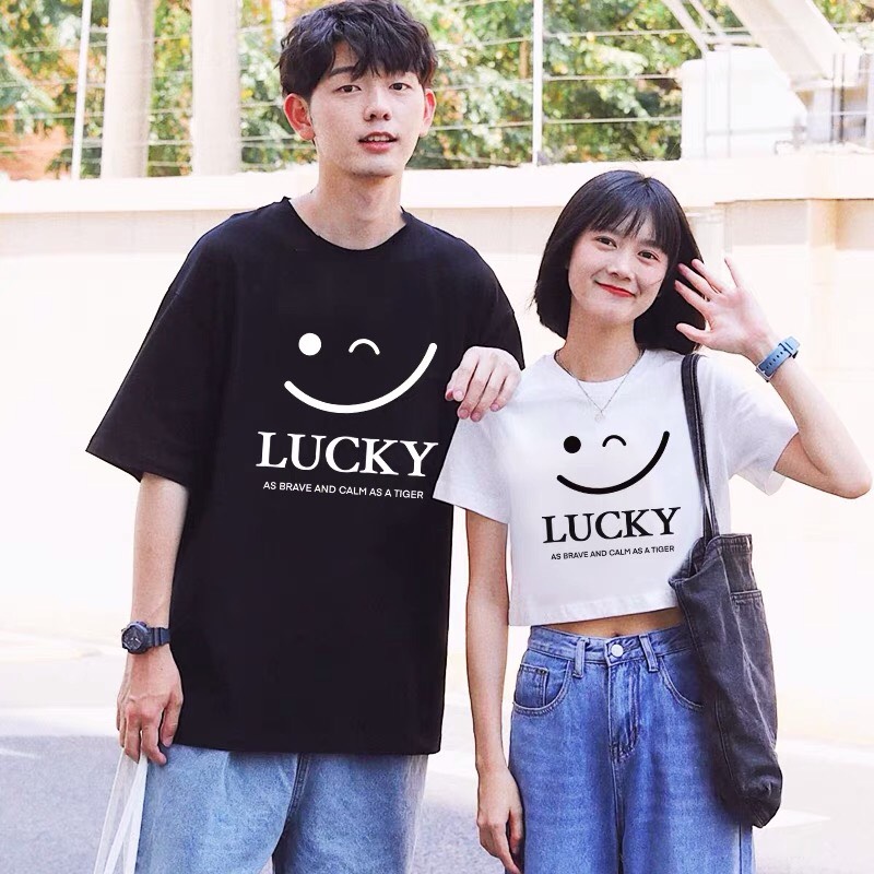 Áo đôi crt + áo phông Lucky