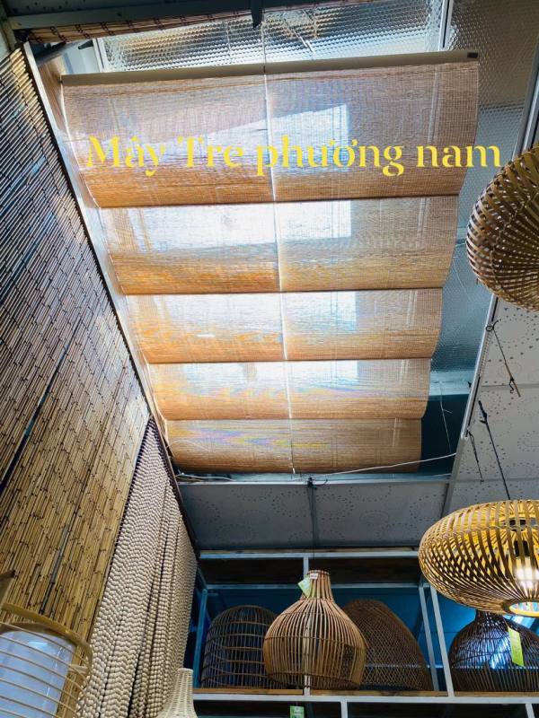 com bo2 m dài mành tăm trang trí làm trần nhà làm khăn trải bàn khổ 60cm