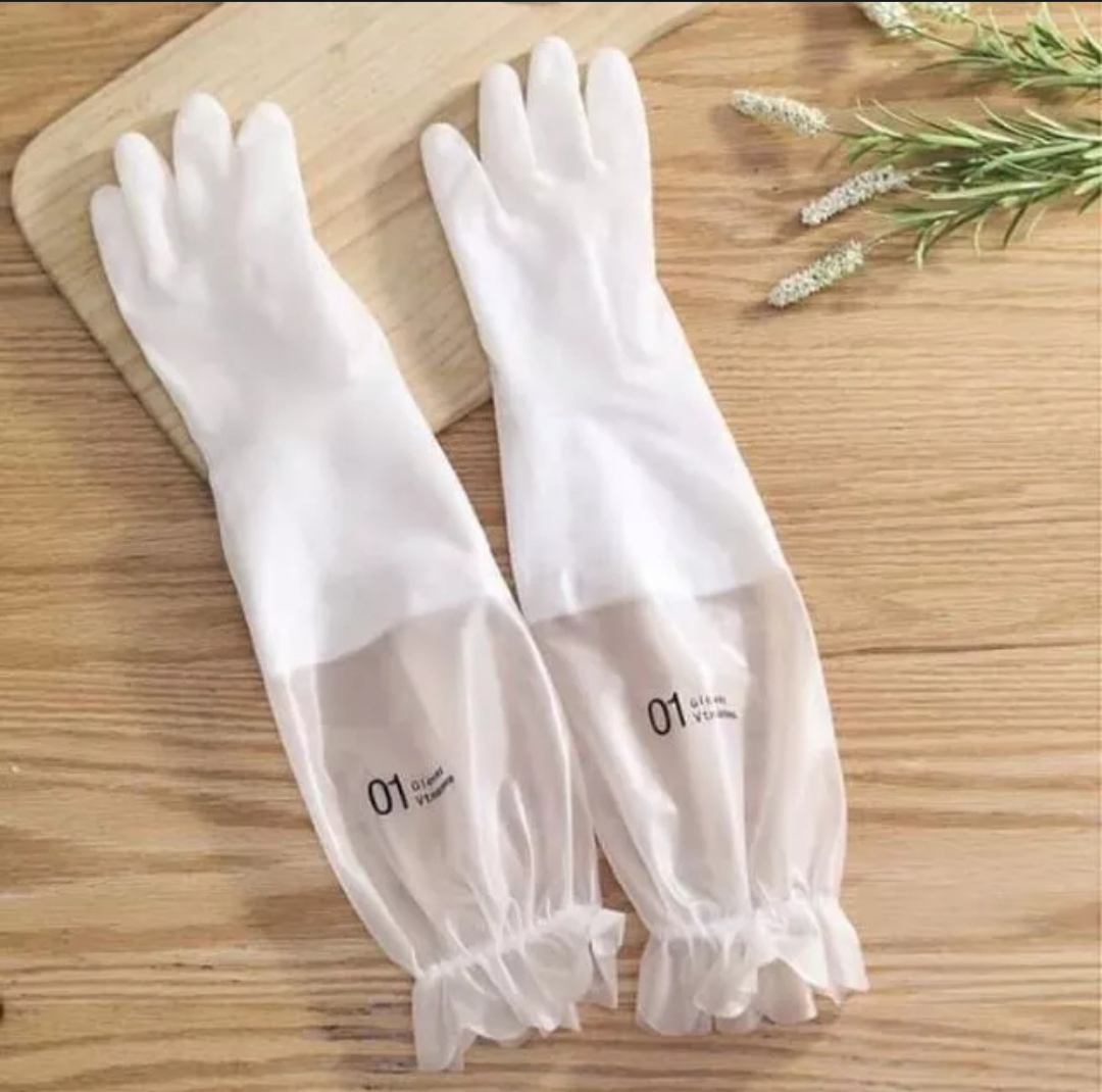 Combo 3 đôi Găng Tay Cao Su Siêu Dai,Có Dây Chun (LOẠI DÀI)