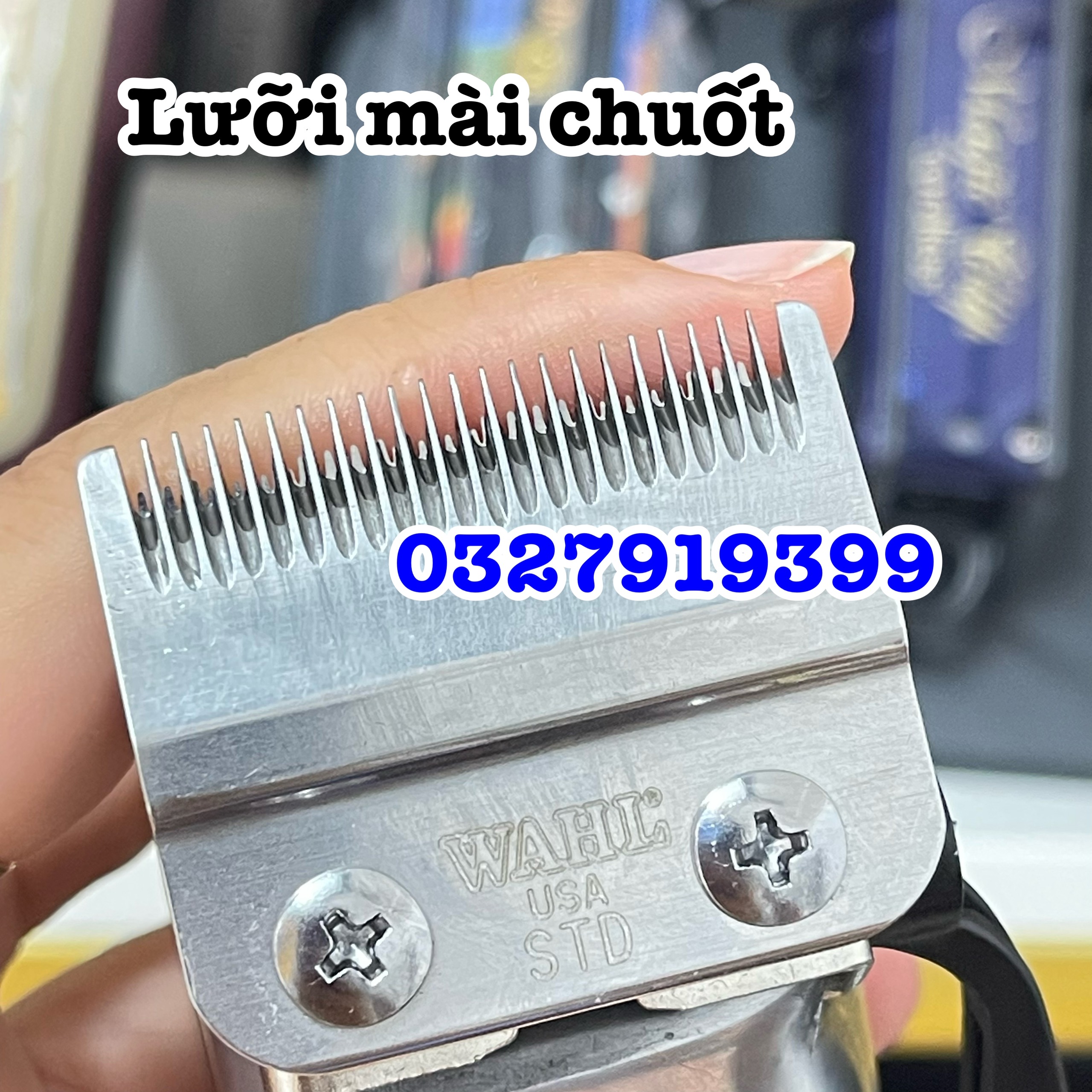 WAHLL Senior Tông Đơ Cắt Tóc Lưỡi Kép Mài Chuốt Cao Cấp Pin 2200mAh Dùng 4h Liên Tục Kèm Bộ Cữ Gá Thép Chuyên Dụng