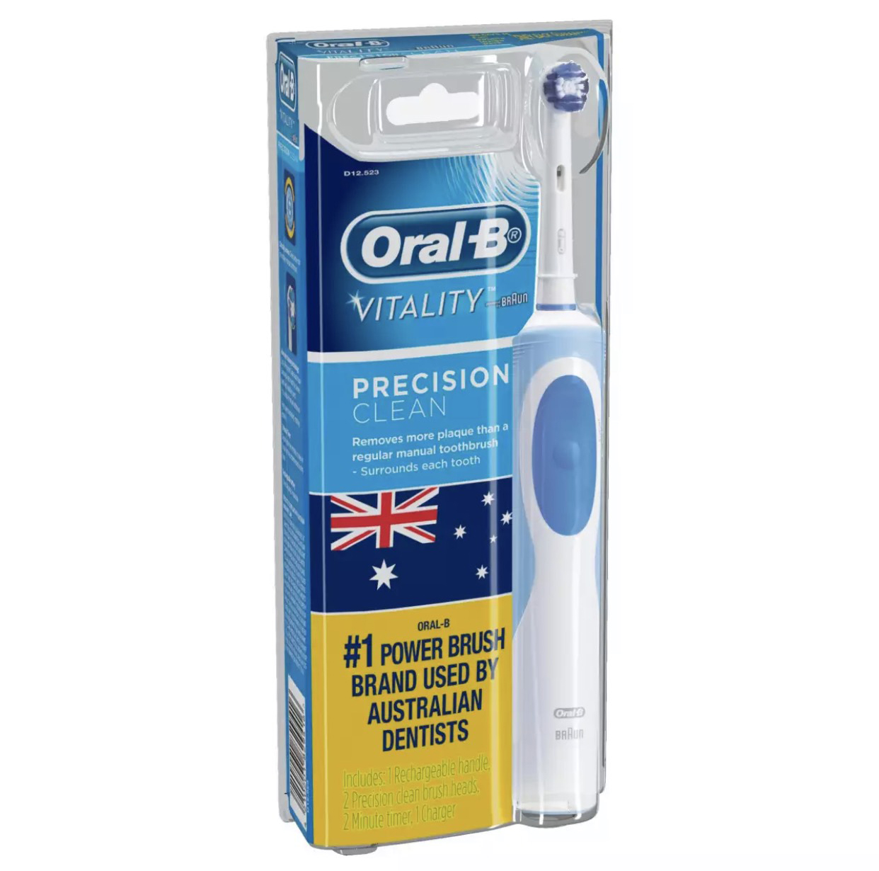 [HCM]Bàn chải đánh răng điện Oral-B Vitality Precision Clean (BH 3 tháng + HÀNG TẶNG KÈM)