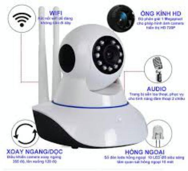 [CÒN HÀNG_LIÊN HỆ] CAMERA WIFI 3 RÂU 2.0MP -  YOOSEE WIFI SIÊU NÉT HD 1080P