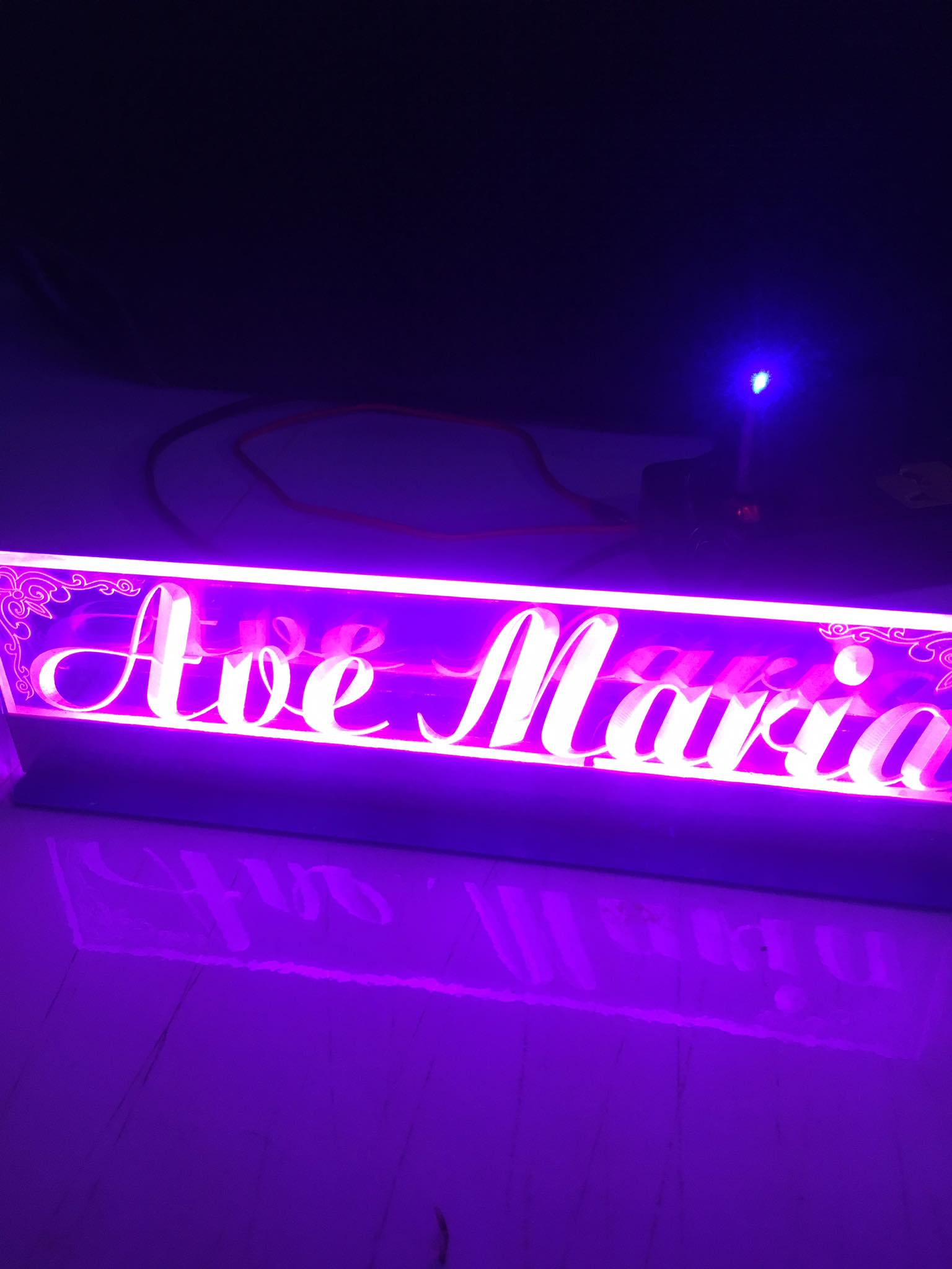 bảng điện - Đèn led đổi màu - AVE MARIA