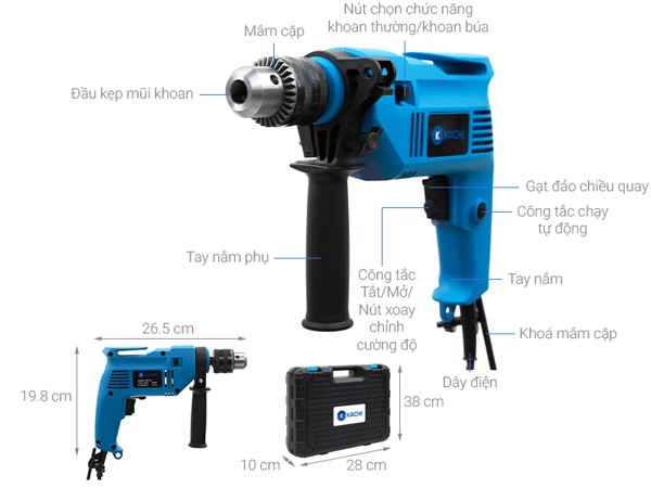 BỘ KHOAN KACHI MK212