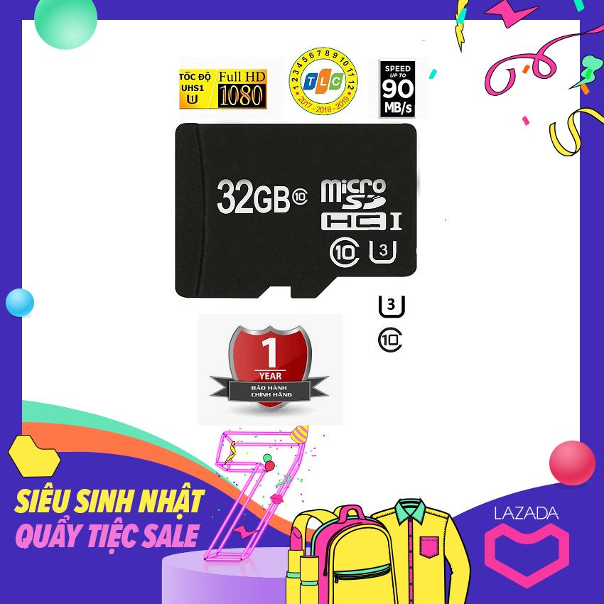 Thẻ nhớ Micro SD 32Gb U3 Class 10 Tốc độ cao siêu bền cho camera
