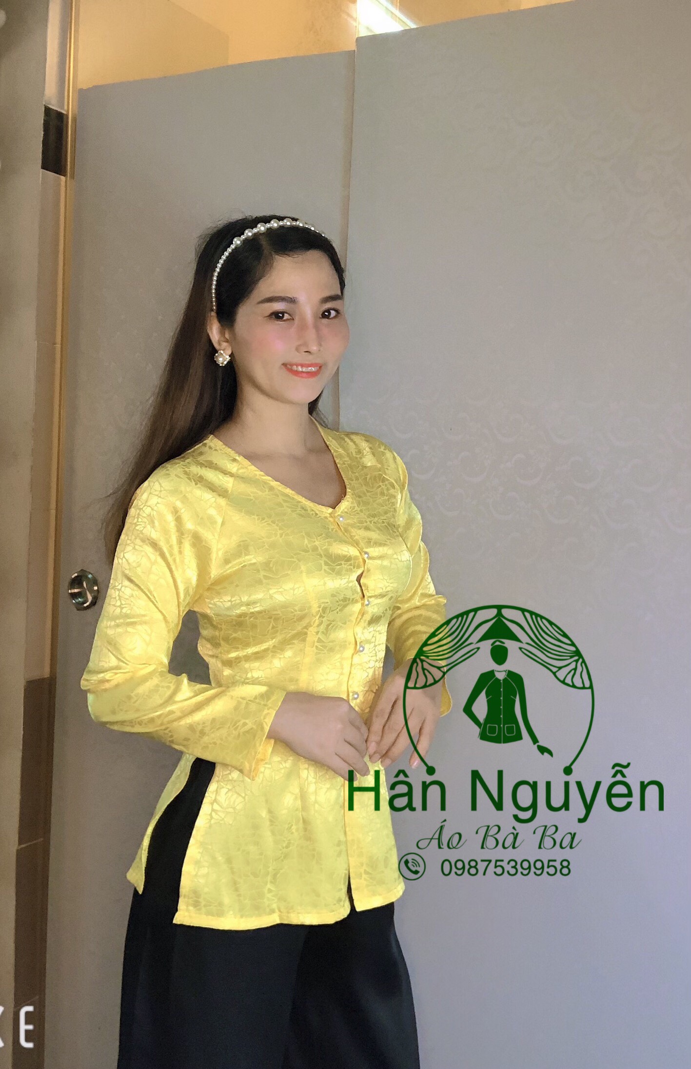 BÀ BA GẤM ĐÁ CỔ TIM CAO CẤP (KÈM QUẦN )