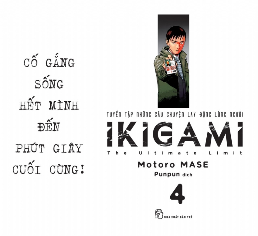 Fahasa - ikigami - tập 4 - tặng kèm bookmark