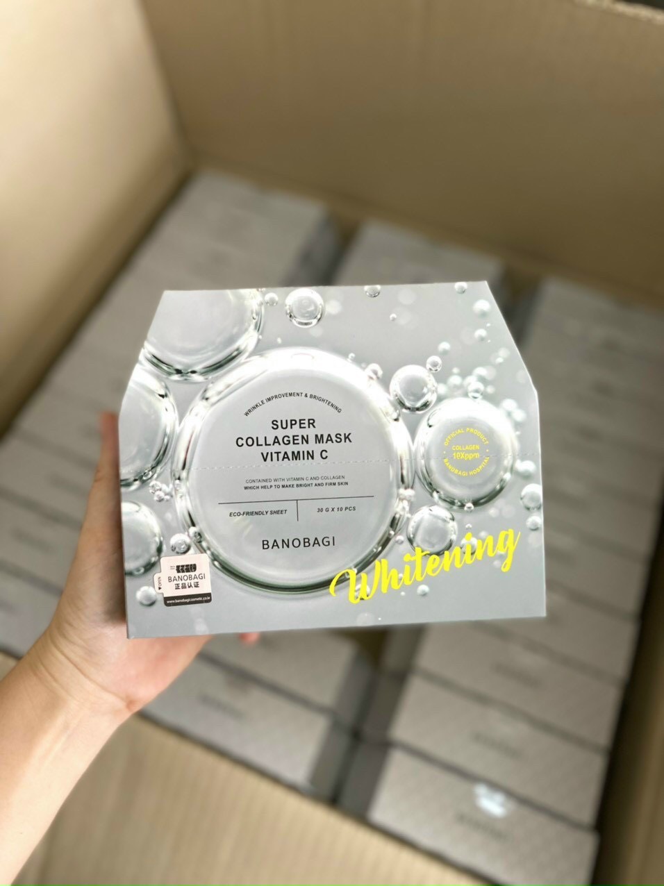 ( 3 mùi ) combo 10 miếng mặt nạ banobagi mẫu mới 2021