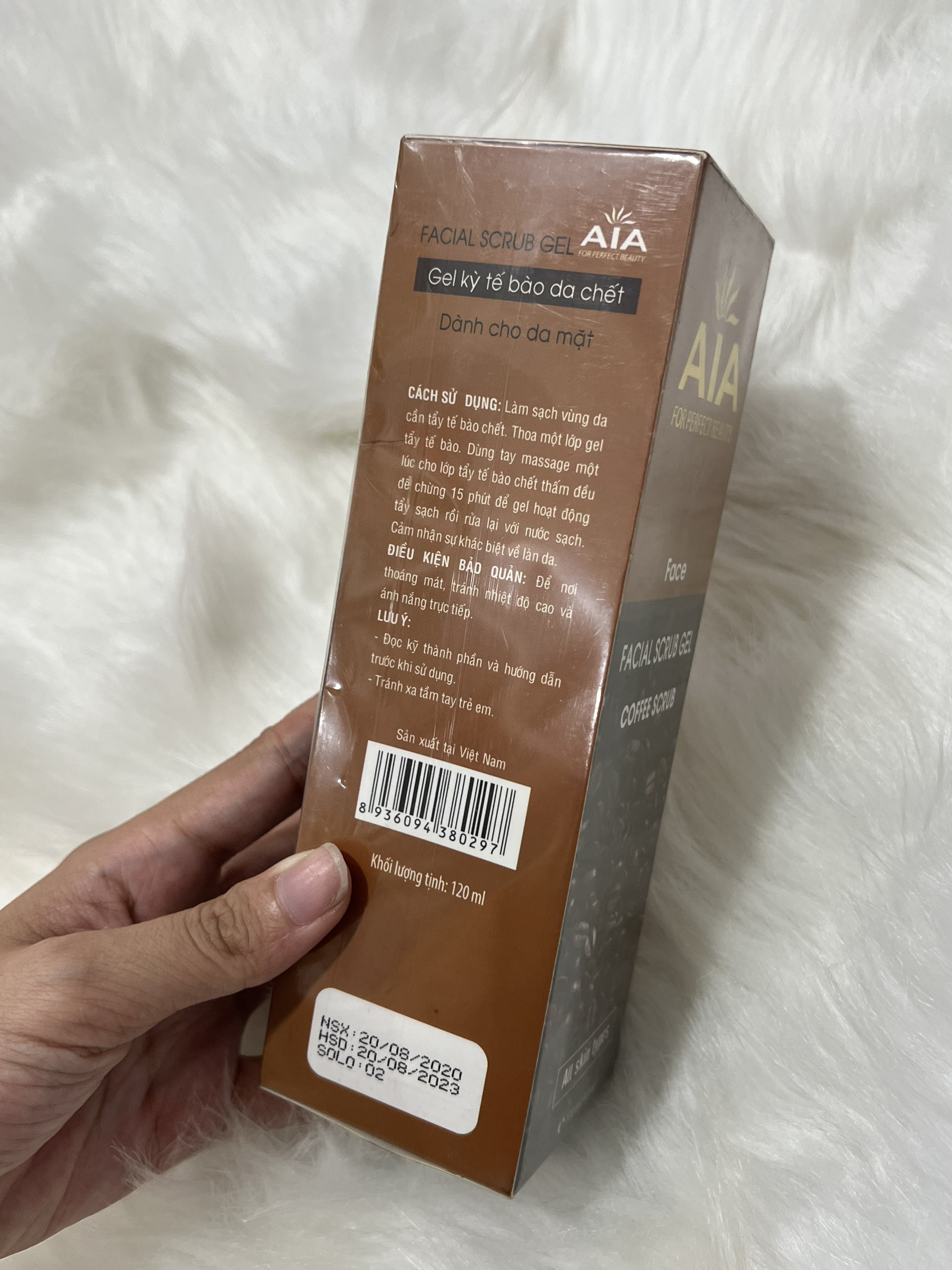 [HCM]Gel tẩy tế bào chết da mặt AIA 120ml