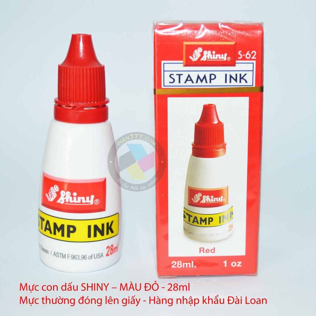 Mực đổ con dấu Shiny chai 28ml