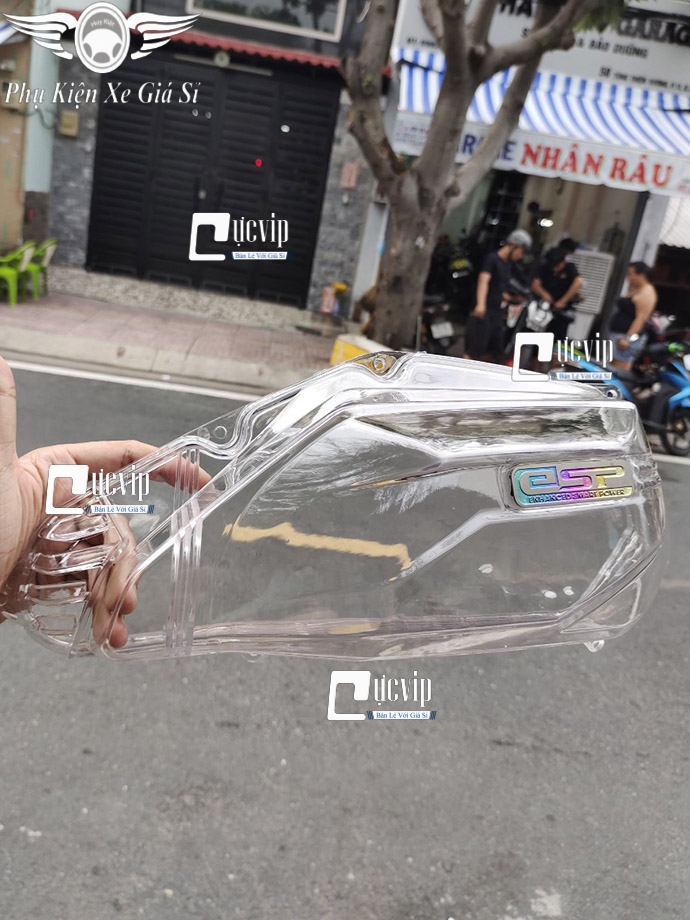 Pô E Trong Suốt Vario 2018 - 2021 (150cc) + Tem ESP Titan MS4876