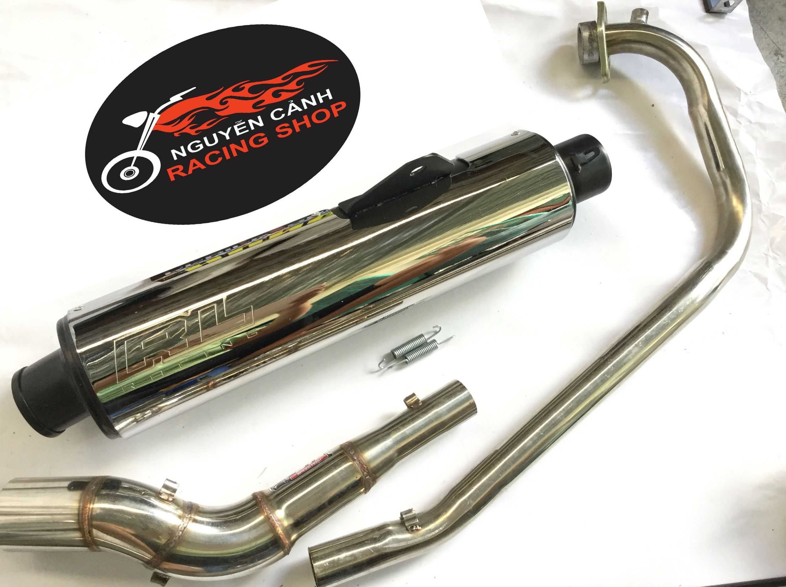 Pô tăng cbr full cổ 2 khúc satria raider fi