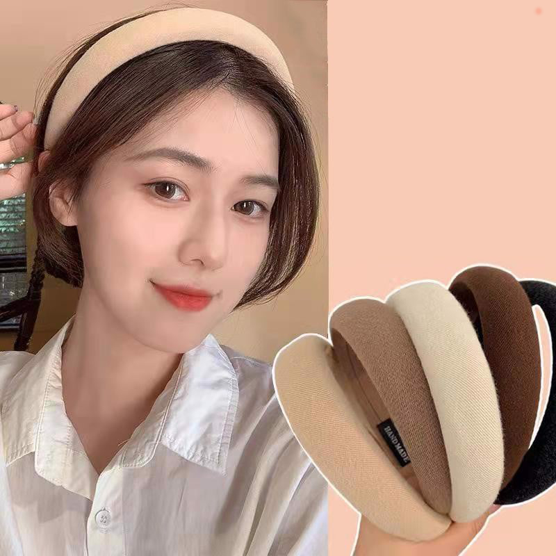 Cài Tóc Tiểu Thư, Bờm Tóc Hàn Quốc, Băng Đô Tóc Kiểu Trơn Thanh Lịch