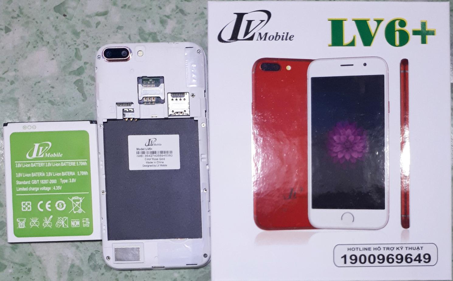 [HCM]Pin Điện Thoại LV6+, Zip8