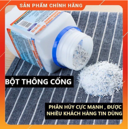 Bột thông cống nắp xanh loại cực mạnh