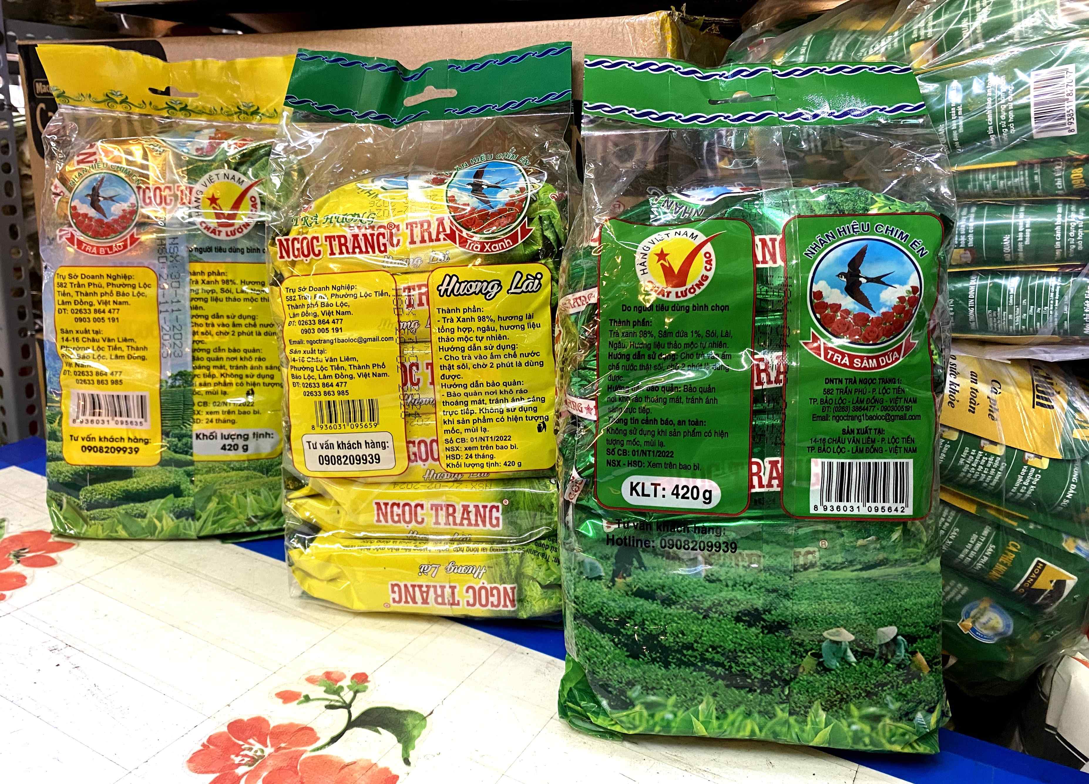 Tea Lài - pineapple Ngọc Trang 420g (6 packs x 70g)